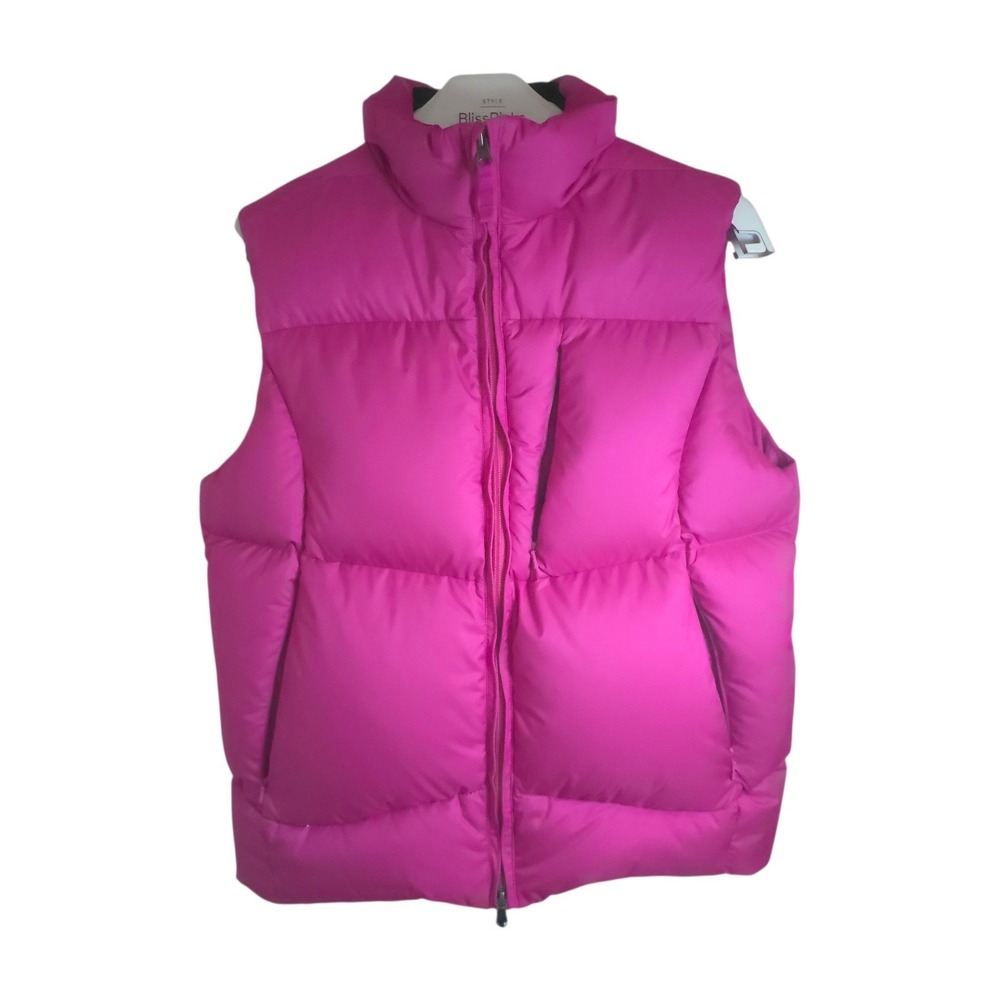 Ralph Lauren Down Puffer Vest Women Zip Front Winter‎ Lightweight Pink